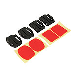 4 mocowania przyklejane do GoPro (2 p�askie + 2 profilowane, zamiennik)