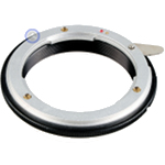 Adapter bagnetowy Canon EOS EF - Nikon F aluminium