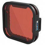 Filtr czerwony do nagrywania w b��kitnej wodzie Blue Water Dive Filter (do kasetki Super Suit GP HERO7-6-5 Black)