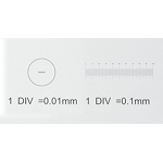 Szkie�ko podstawowe kalibracyjne (pomiarowe) z podzia�kami 1/10 i 1/100 mm (Bresser; SKU: 5916720)