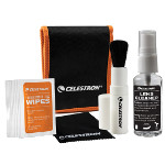 Celestron Lens Cleaning Kit zestaw do czyszczenia optyki (p�yn w atomizerze, mikrofibra, p�dzelek, nas�czane chusteczki; SKU: 93576)