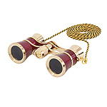 Lornetka teatralna DO 3x25 z �a�cuszkiem, wi�niowa