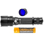 Fenix FD41 torch set with battery and blue filter