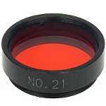 Filtr planetarny barwny kontrastowy 1,25\" #21 pomara�czowy