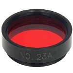 Filtr planetarny barwny kontrastowy 1,25\" #23A jasnoczerwony