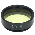 Filtr planetarny barwny kontrastowy 1,25\" #8 jasno��ty