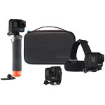 Adventure Kit (GoPro) - uprz�� na g�ow�, uchwyt wyporno�ciowy, walizka