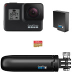 Kamera GoPro Hero7 Black Bundle - kamera, Shorty, bateria i karta Sandisc Extreme 32 GB