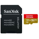 Karta pami�ci Sandisk micro SD 32GB EXTREME microSDHC 100MB/s C10 UHS-I U3, V30, A1+ adapter do kamer sportowych GoPro