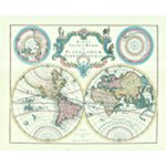 Kilian XVIII w. mapa �wiata 29x29 reprint