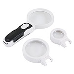 Levenhuk ML11 lupa z r�czk� 2,5x75, 6x65 oraz 16x37 (3 w 1; SKU: 72605)