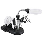 Levenhuk ML17 kombajn techniczny: trzy lupy stolikowe, trzy lupy r�czne, trzecia r�ka, stojak pod lutownic� (SKU: 72608)