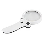 Lupa czterosoczewkowa 2,5x, 4,5x, 25x i 55x LED + UV