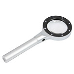 Lupa Bresser 2,5x / 55 mm aluminiowa z dwutrybowym pod�wietleniem diodowym