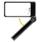 Lupa do czytania 2x / 4x 50x95 mm prostok�tna z pod�wietleniem (Bresser)