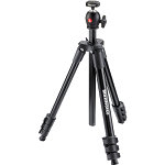 Statyw Manfrotto COMPACT LIGHT - 5 sekcji, ud�wig 1,5 kg, g�owica kulowa, czarny