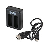 �adowarka dw�ch baterii do Gopro HERO4 AHDBT-401 dual charger zamiennik (NEWELL)