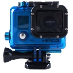 Obudowa wodoodporna do GoPro Hero 3, 3+, 4, do 60 metr�w, niebieska (zamiennik)