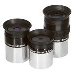 Zestaw okular�w 1,25\" Orion Sirius Plossl (7,5 mm, 12,5 mm, 20 mm) (SKU: 20031)