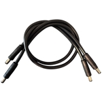 Zestaw 2 kabli 2,1 do 2,1 – 1 m silikonowy, elastyczny, odporny na zimno (PegasusAstro, SKU: PEG-CABL-2121-FLEX)