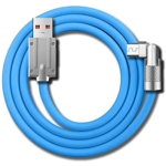 Kabel 120W 6A z obrotowym z��czem 180� USB A do Typ-C (niebieski) 0,5 m (PegasusAstro, SKU: USB3C-ROTFLEX-05BL)