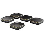 PGY zestaw 5 filtr�w ND4 ND8 ND16 ND32 PL do Gopro Hero 5 / 6 / 7 Black