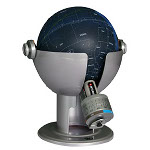 Planetarium domowe sterowane zdalnie pilotem i globus nieba w jednym (iOptron LiveStar Mini Planetarium)