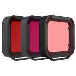 Zestaw 3 filtr�w podwodnych do Super Suit GoPro Hero 7-6-5 Black (Polar Pro)