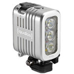 Qudos Action Light o�wietlenie LED wodoodporne 40 m (wersja srebrna; producent: KNOG)