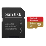 Karta SANDISK MOBILE EXTREME 64 GB MICRO SDHC kl. 10, U3