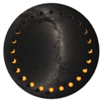 Annular Solar Eclipse - dysk do planetarium Sega Toys (Astrial)