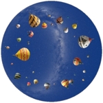 Hot Air Balloon Festival & Famous Mountains - dysk (dwupak sceniczny) do planetarium Sega Toys (Astrial)