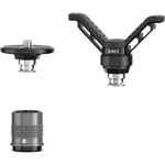 Sirui Quick Release Clamp V-Shape Gun / Plate Black (SKU: 130549 / GC-VB+QC-MB)