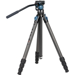 Sirui ST-124 + VA-5X Carbon Tripod WPS with Video Head (SKU: 115632 / ST-124+VA-5X)