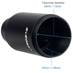 Z��czka projekcyjna / adapter Svbony 1,25\" - T2 / M42 x 0,75 z gwintem filtrowym (SKU: F9105A)
