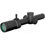 Luneta biegowa Swampfox Optics Arrowhead SFP LPVO 1-6x, Guerilla DOT MIL, czerwona siatka, czarna (SKU: ARH16241-RL / 47106)