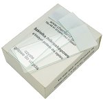 Szkie�ka mikroskopowe podstawowe szlifowane z bia�ym polem do opisu (50 sztuk; SKU: 04-296.202.04)