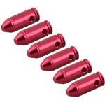 Zbijaki do broni Snap Caps .40 S&W, aluminium, 6 sztuk, czerwone (Vector Optics, SKU: SCSC-09 / 45602)