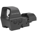 VictOptics kolimator otwarty SRD 1x23x33 Four-Reticle z szybkoz��czk� QD na Picatinny, czarny (SKU: 46694 / RDSL36)