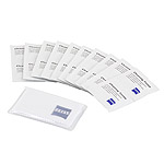 Nawil�one chusteczki do czyszczenia optyki 20 sztuk + mikrofibra 18x18 cm (Zeiss; SKU: 2096-687 / 102847)