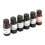 Zestaw podstawowych barwnik�w do przygotowywania preparat�w mikroskopowych (Geoptik)