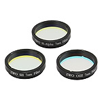 Zestaw filtr�w w�skopasmowych HSO 1,25\" (aka SHO,  FWHM 7 nm: H-Alfa, S-II, O-III, ZWO, SKU: ZWO NB7nm1.25)