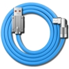Kabel 120W 6A z obrotowym z��czem 180� USB A do Typ-C (niebieski) 1 m (PegasusAstro, SKU: USB3C-ROTFLEX-10BL)