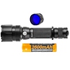 Latarka Fenix FD41 z zoomem, IPX8, 900 lm / 340 m w zestawie z akumulatorem i filtrem niebieskim