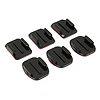 Zestaw 3 mocowa� p�askich i 3 mocowa� profilowanych (Curved + Flat Adhesive Mounts, GoPro)