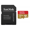 Karta SANDISK MOBILE EXTREME 64 GB MICRO SDHC kl. 10, U3