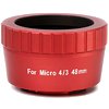 Pier�cie� M48x0,75 / micro 4/3 (William Optics, czerwony)