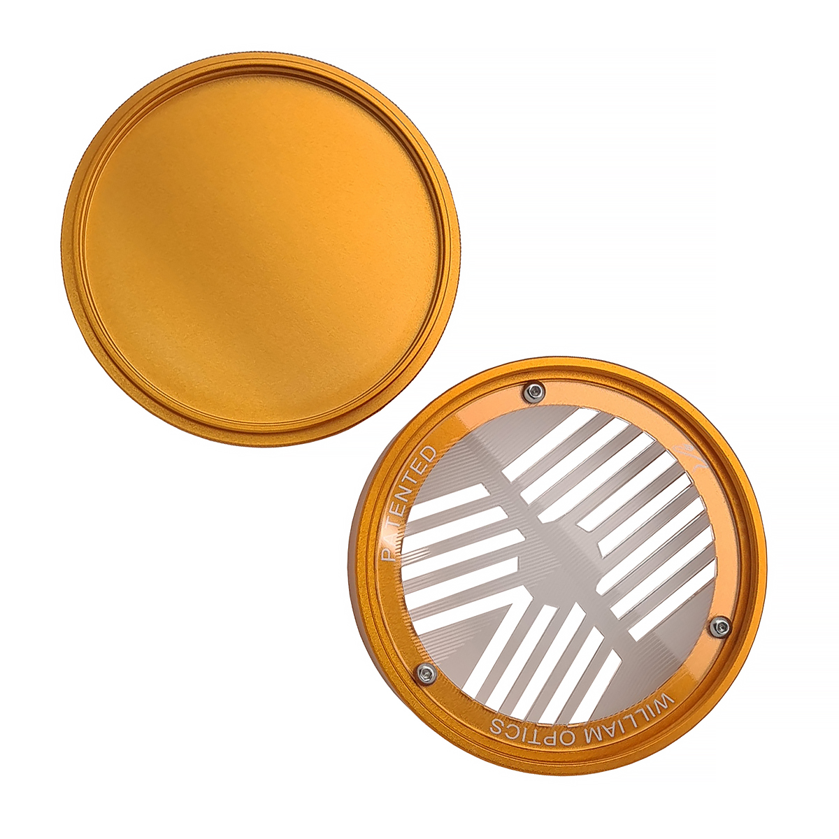 William Optics 71 mm Bahtinov mask (GT71, Z73) gold (SKU: CPBM-71GD)